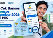 Cara cek bansos Kemensos September 2026 pakai NIK secara online